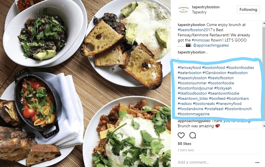instagram marketing for restaurant
