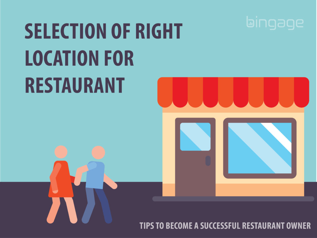 tips to selection of the right location for restaurant