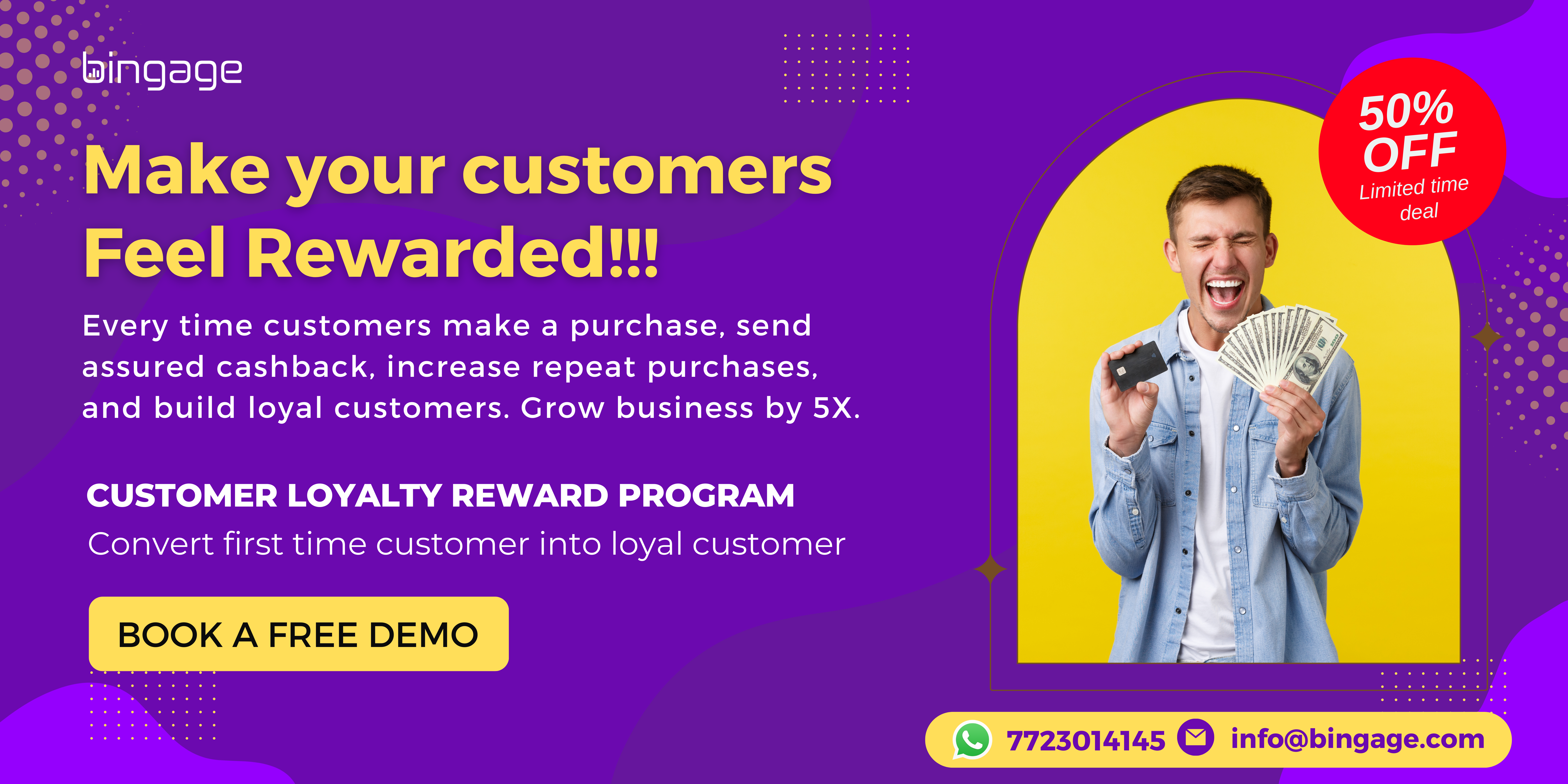 customer loyalty reward program for ecommerce, retail and restaurants